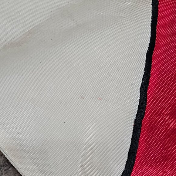 Christmas Winnie the Pooh with Candy Cane Yard Flag Banner 1997 Vintage Holiday - Picture 9 of 10